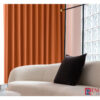 Rèm Vải Màu Cam Hoàng Hôn Sunset Orange 03