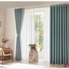 Rèm Vải Màu Xanh Bạc Hà Mint Blue 05