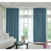 Rèm Vải Màu Cá Voi Xanh Whale Blue 03
