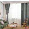 Rèm Vải Màu Xám Hiện Đại Modern Gray 03